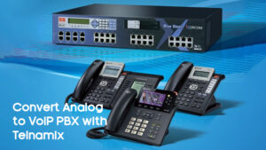 Convert Analog to VoIP PBX with Telnamix